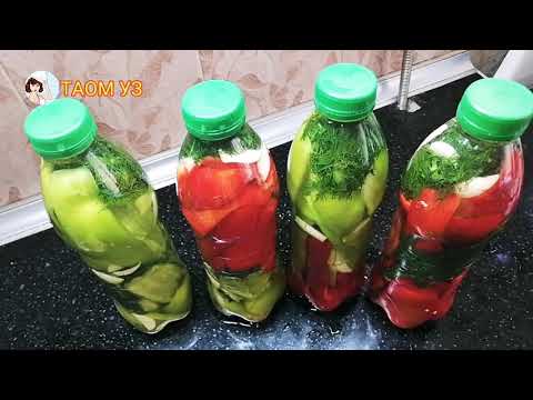 Видео: Булгоркалампирни кишга тузлаш 🌶️Свежий маринованный болгарский перец на зиму 🥒🥬