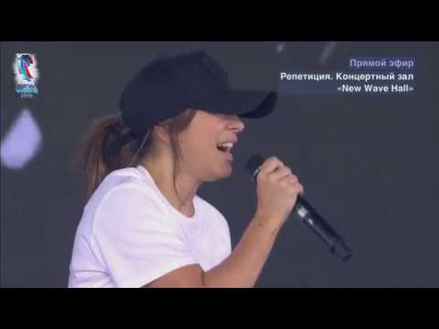 Видео: Ани Лорак на репетиции. Новая Волна   (04.09.2018)