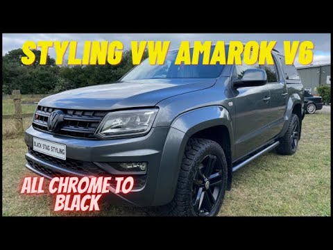 Видео: МОДЫ Volkswagen Amarok V6! — Решетки, накладки и диски окрашены в черный цвет — МОДЫ и обновления...