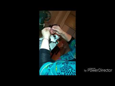 Видео: Вязание на машине каскад!