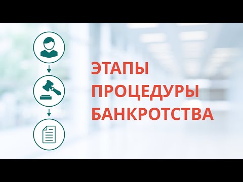 Видео: Этапы процедуры банкротства физ.лица