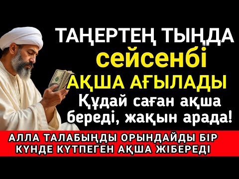 Видео: ☝️ Тыңда Өте күшті дұға сейсенбі, Алла бір күнде ойламаған ақша байлық жібереді, ризығың көбейеді ✨🤲