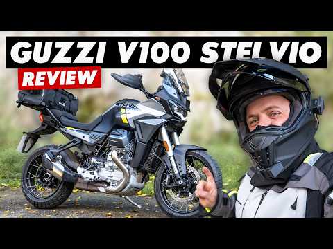 Видео: Обзор Moto Guzzi V100 Stelvio: 15 фактов, которые нужно знать!