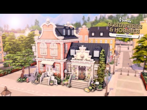 Видео: Флористика, кондитерская и квартира🪻🍭// The Sims 4: бизнес и хобби // Скоростное строительство //...