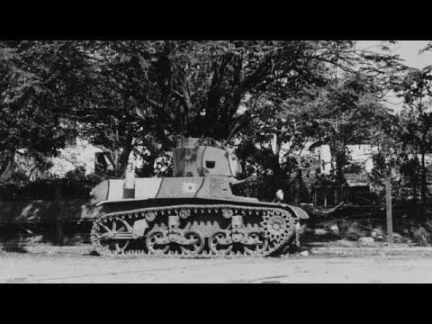 Видео: Япония никогда не знала, что танки M3 Stuart имели гироскопические стабилизаторы для стрельбы в д...