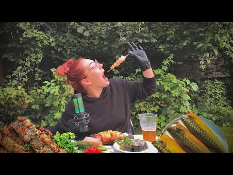 Видео: ДАЧНЫЙ МУКБАНГ🏡-ШЫШЛЫК🥩-КАРТОШКА-РЫБКА🍺-БОЛТАЕМ ПРО ПРОФЕССИИ-КТО КЕМ ХОТЕЛ БЫТЬ⁉️ОБЖОР-ASMR