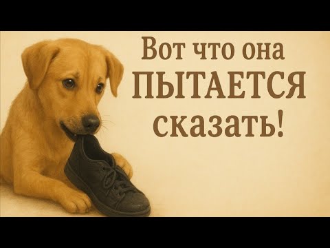 Видео: Если Ваша Собака ГРЫЗЕТ Обувь – ВОТ Что Она ПЫТАЕТСЯ Сказать!