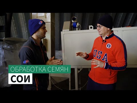 Видео: Обработка семян сои - протравитель, стимулятор, иннокулянт