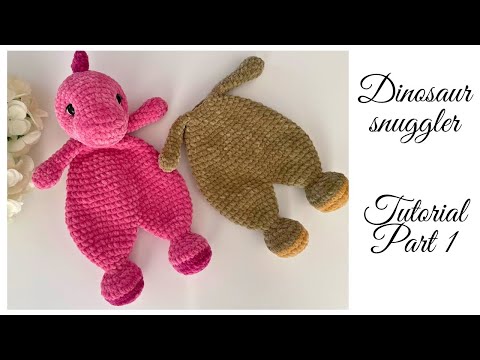 Видео: Вязаный крючком ДИНОЗАВР/обнимашка/DIY игрушки крючком для ребенка/БЕСПЛАТНЫЙ урок/Часть 1