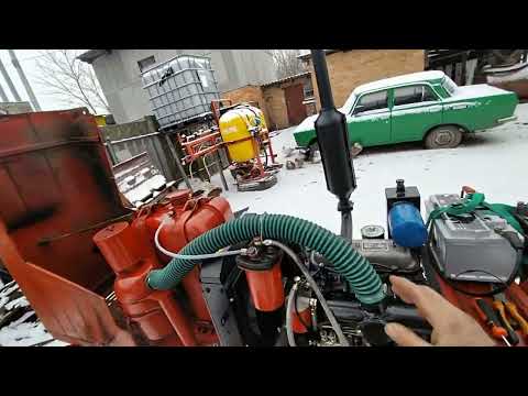 Видео: Двигун працює-дим іде.