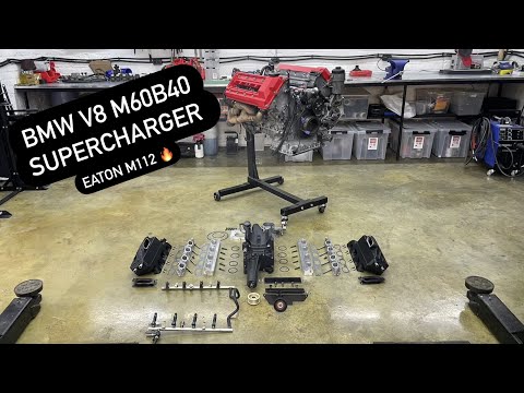 Видео: СОБИРАЕМ V8 НА КОМПРЕССОРЕ. M60B40 V8 SUPERCHARGER. КОМПЛЕКТ ДЛЯ УСТАНОВКИ КОМПРЕССОРА EATON M112.