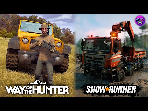 Видео: Сначала WAY OF THE HUNTER потом SNOWRUNNER