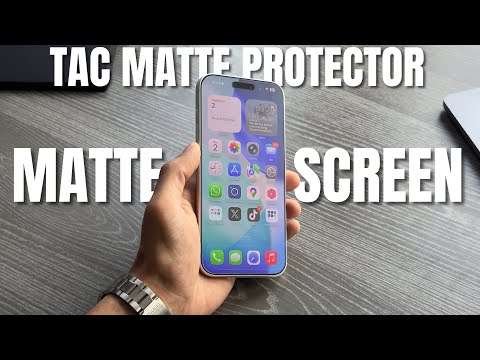 Видео: Обзор защитной пленки TAC Matte Screen Protector — идеальная защита от бликов для iPhone 17 серии