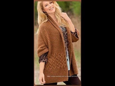 Видео: Вязание Спицами Кардиганов, Свитеров, Кофт - модели - 2019 / Knitting Knit Sweaters Cardigans