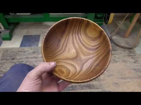 Видео: Миска из лоха. Деревянная посуда.