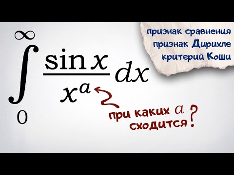 Видео: Признаки сходимости несобственного интеграла