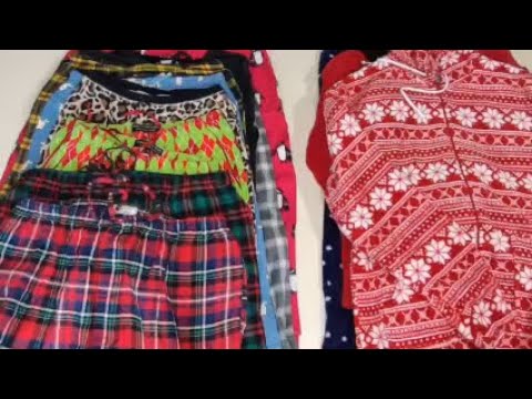 Видео: Лот 935 СТОК Домашняя одежда Пижамы Канада 1580ркг 6,1кг 19 ед
