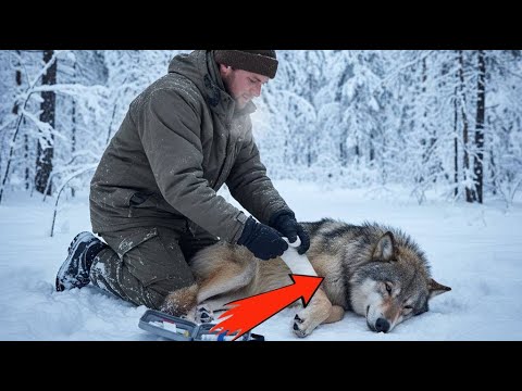 Видео: Мужчина спас раненого волка. Но то, что произошло дальше, повергло всех в шок!