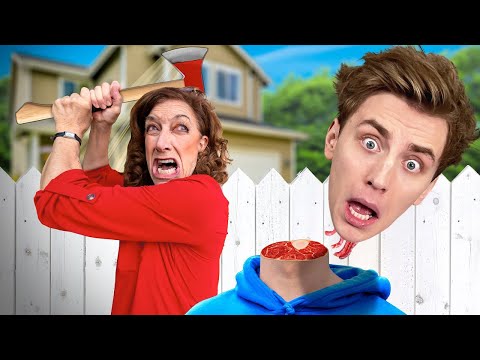 Видео: Сумасшедшая СОСЕДКА Пытается Нас УБИТЬ !