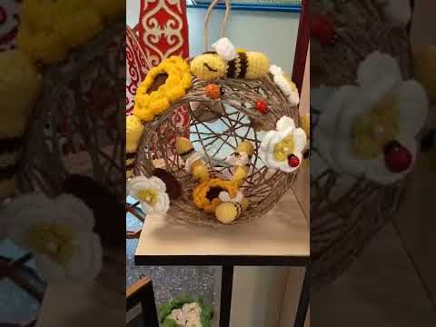 Видео: 25  қазан Республика күніне ұйымдастырылған қолөнер көрмесі