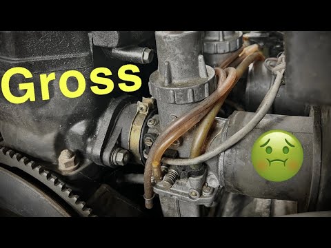 Видео: ЧИСТКА КАРБЮРАТОРОВ СНЕГОХОДА Arctic Cat! Простой трюк с воздушным коробом! ZL550 2003 года