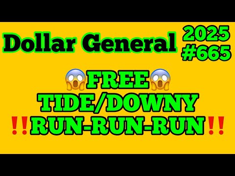 Видео: 2025#665🏃🏽‍♀️🏃🏼‍♀️💨Купон Dollar General😱БЕСПЛАТНО😱TIDE/DOWNY‼️БЕГИ-БЕГИ-БЕГИ‼️ОБЯЗАТЕЛЬНО К ПРОСМ...