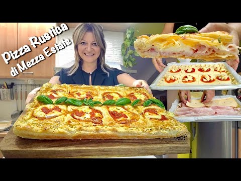 Видео: ЛЕТНЯЯ ПИЦЦА РУСТИК из слоеного теста, быстро и просто