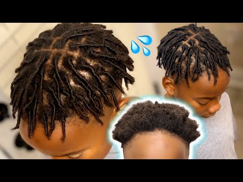 Видео: Как расчесывать короткие мужские волосы 4c ||Локоны для начинающих 🔥🔥