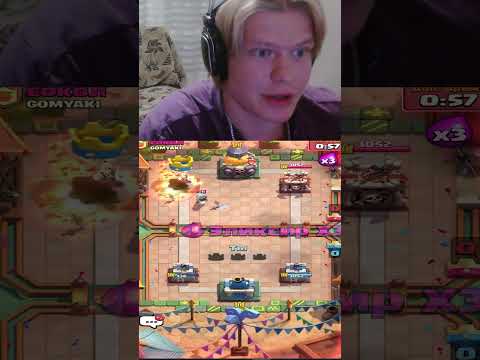 Видео: ПРОТИВНИКА ПОДВЕЛА РАКЕТА в Clash Royale #игры #летсплей #clashroyale #прохождение