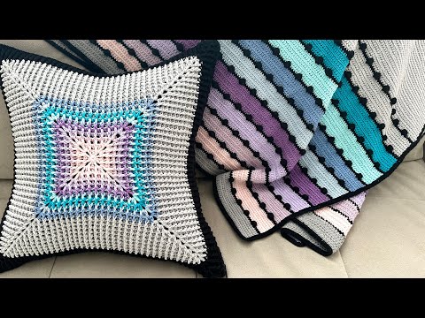 Видео: Как связать подушку крючком из остатков пряжи?