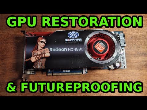 Видео: ВОССТАНОВЛЕНИЕ И ОБЕСПЕЧЕНИЕ ДАЛЬНЕЙШЕГО РАЗВИТИЯ ВИДЕОКАРТЫ SAPPHIRE RADEON HD 4890 (1 ГБ)