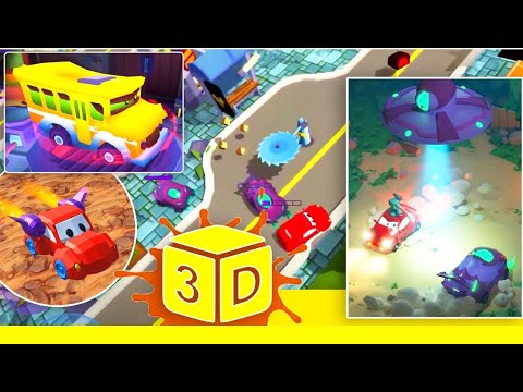 Видео: Тачки в 3D Новая ИГРА! Трейлер Car Eats Car 3D Объемные Хищные Машины когда выйдет и летсплей