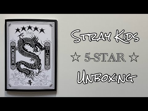 Видео: распаковка альбома Stray Kids - ★ ★ ★ ★ ★ 5-STAR (B ver.) ♡ JYP Shop Pob // kpop unboxing ツ