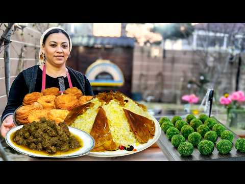 Видео: Туршу плов и Гатлама - традиционная южноазербайджанская кухня