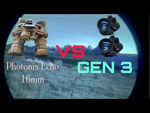 Видео: Photonis Echo 16mm. Що покаже в темну ніч в порівнянні з PVS-14 Gen 3.