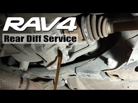 Видео: Rav4 2006-2012: Обслуживание заднего дифференциала