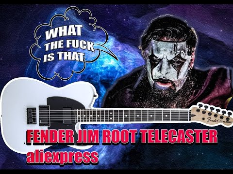 Видео: Подписной Fender Jim Root Telecaster c aliexpress