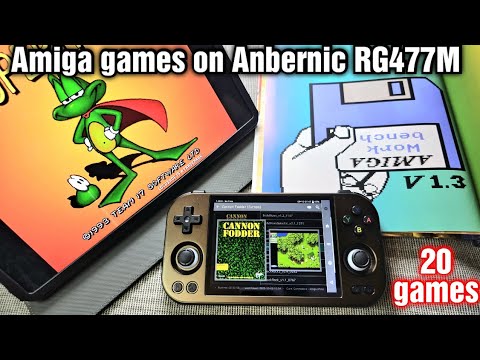 Видео: Anbernic RG477M тестирует игры Amiga 500