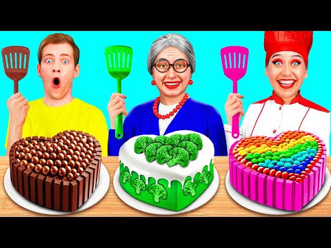 Видео: Кулинарный Челлендж: Я против Бабушки | Кухонные Гаджеты и Лайфхаки для Родителей PaRaRa Challenge