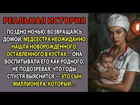 Видео: Медсестра воспитала найденного в кустах младенца как родного, но всё изменилось, когда 1