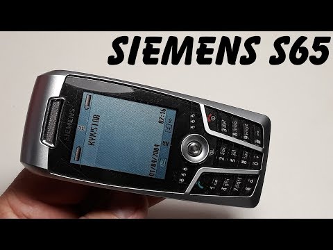 Видео: Siemens S65 old retro phone из Германии Шпермюль