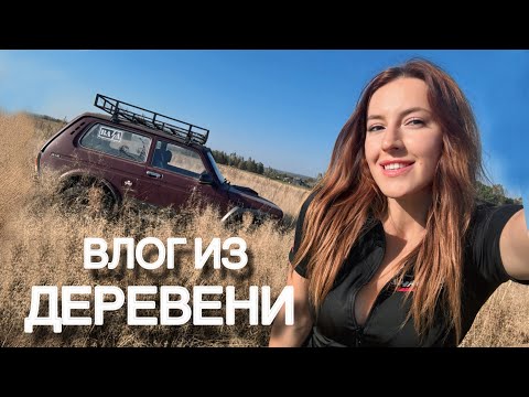 Видео: Нива едет без водителя, батин автосервис в деревне, купание в холодной реке, гуси