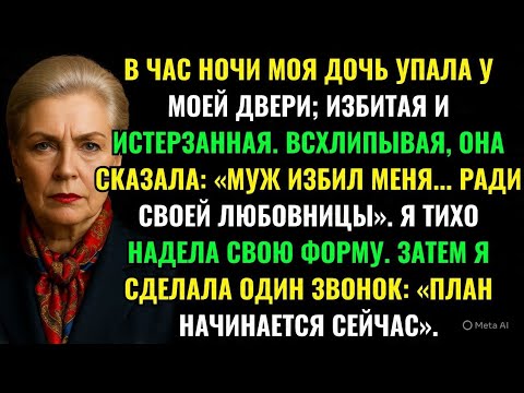 Видео: ЧАС НОЧИ. МОЯ ДОЧЬ УПАЛА У МОЕЙ ДВЕРИ, ИЗБИТАЯ И СЛОМЛЕННАЯ. ОНА ВСХЛИПЫВАЛА: «МУЖ ИЗБИЛ МЕНЯ..