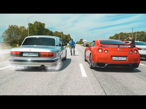 Видео: Секретная ВОЛГА 600 лс спорит с TOYOTA SUPRA и  NISSAN GT-R