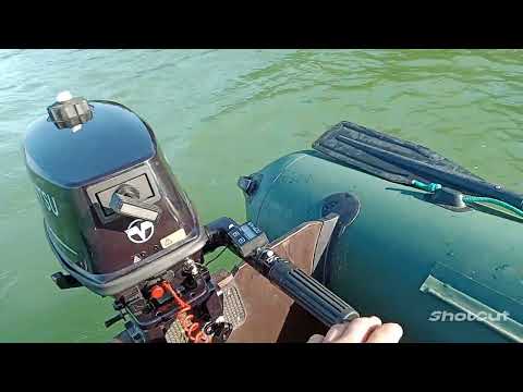 Видео: Tohatsu 5 выход на глиссер...или нет!!! Китайский эхолот Lucky(fish finger) обзор и работа.