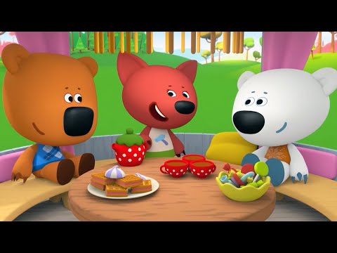 Видео: Мультик 🐻 МиМиМишки 🍒 Беседка для Лисички 🍉 Новая серия