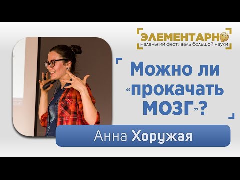 Видео: Анна Хоружая. Можно ли "прокачать" мозг? 05.06.2021, Дзержинск