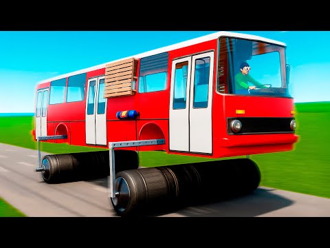 Видео: Я СДЕЛАЛ ИЗ АВТОБУСА КАТОК ДЛЯ АСФАЛЬТИРОВАНИЯ ДОРОГИ — ВЫЖИВАНИЕ В THE LONG DRIVE