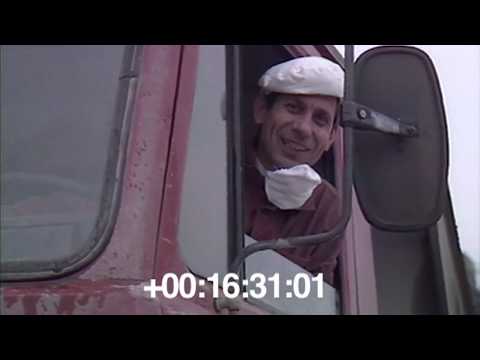 Видео: ЧАЭС. Бетон для саркофага. 1986 г.