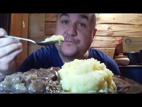 Видео: Обжор - лесные грибы с пюрешкой